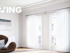 Wellenvorhang Interstil - wenzel. Raumausstattung & Polsermanufaktur